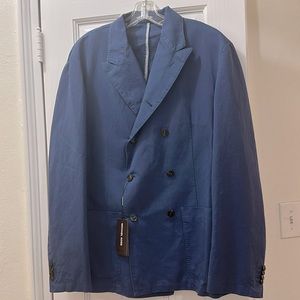 MICHAEL KORS Spring Collection Men’s Blazer Jacket Pea Coat 44R $698 Lightweight